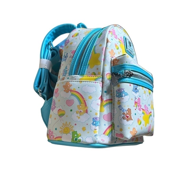 Loungefly Exclusive Care Bears Rainbow Mini Backpack - Picture 4 of 8